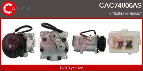 Casco CAC74006AS - Compressore, Climatizzatore www.autoricambi360.it