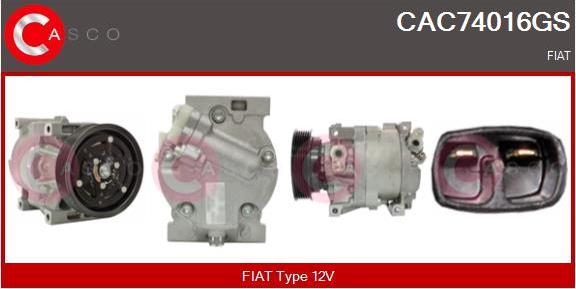 Casco CAC74016GS - Compressore, Climatizzatore www.autoricambi360.it