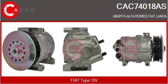 Casco CAC74018AS - Compressore, Climatizzatore www.autoricambi360.it
