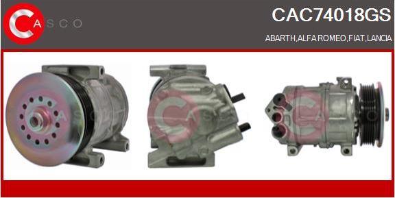 Casco CAC74018GS - Compressore, Climatizzatore www.autoricambi360.it