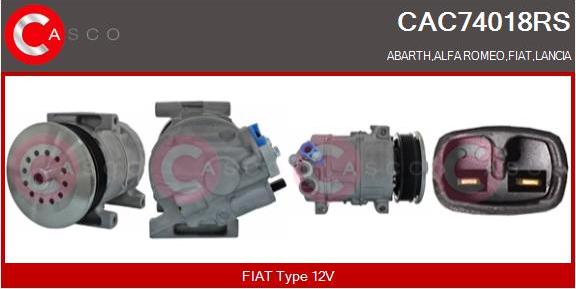 Casco CAC74018RS - Compressore, Climatizzatore www.autoricambi360.it