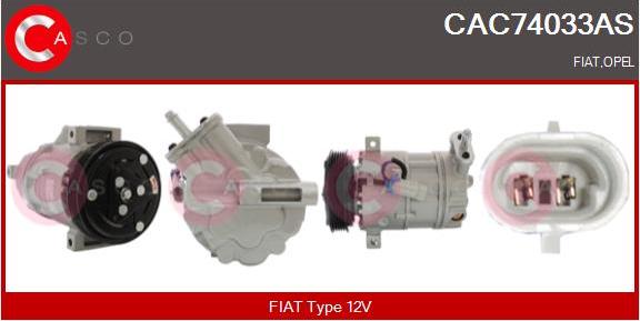 Casco CAC74033AS - Compressore, Climatizzatore www.autoricambi360.it