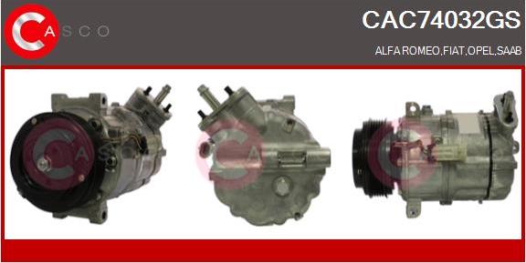 Casco CAC74032GS - Compressore, Climatizzatore www.autoricambi360.it
