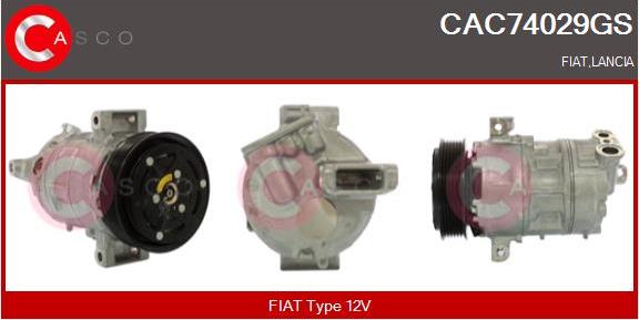 Casco CAC74029GS - Compressore, Climatizzatore www.autoricambi360.it