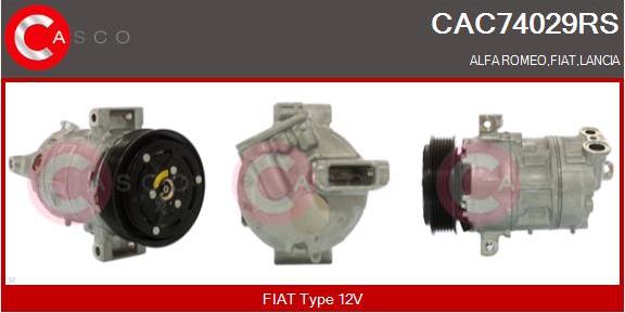 Casco CAC74029RS - Compressore, Climatizzatore www.autoricambi360.it