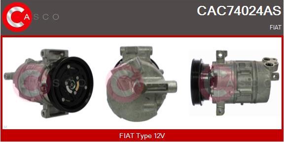 Casco CAC74024AS - Compressore, Climatizzatore www.autoricambi360.it