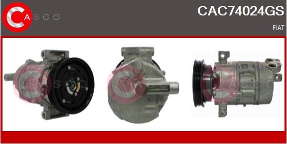 Casco CAC74024GS - Compressore, Climatizzatore www.autoricambi360.it