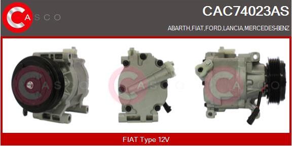 Casco CAC74023AS - Compressore, Climatizzatore www.autoricambi360.it