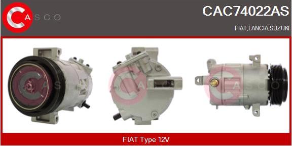 Casco CAC74022AS - Compressore, Climatizzatore www.autoricambi360.it