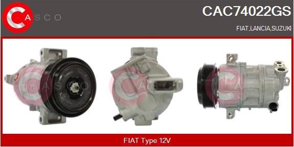 Casco CAC74022GS - Compressore, Climatizzatore www.autoricambi360.it