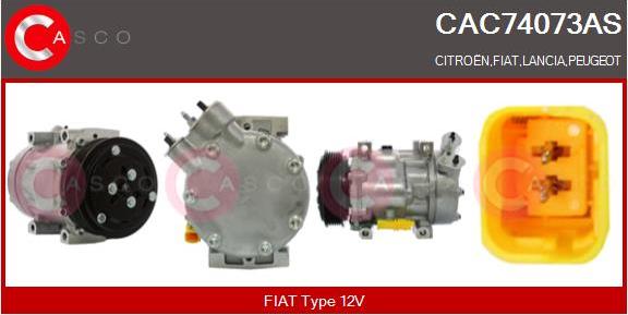 Casco CAC74073AS - Compressore, Climatizzatore www.autoricambi360.it