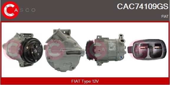 Casco CAC74109GS - Compressore, Climatizzatore www.autoricambi360.it