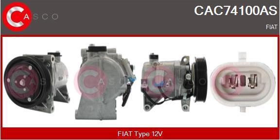 Casco CAC74100AS - Compressore, Climatizzatore www.autoricambi360.it
