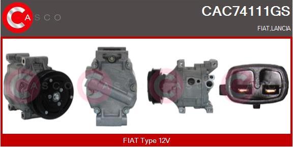 Casco CAC74111GS - Compressore, Climatizzatore www.autoricambi360.it