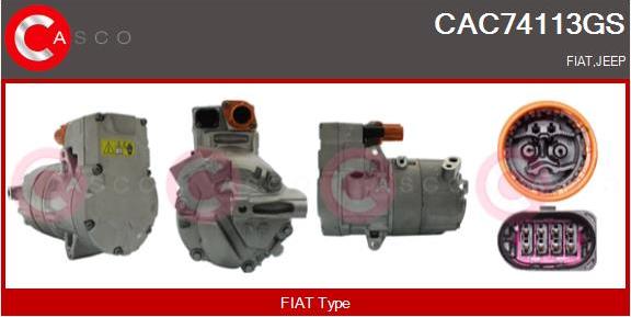 Casco CAC74113GS - Compressore, Climatizzatore www.autoricambi360.it