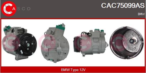 Casco CAC75099AS - Compressore, Climatizzatore www.autoricambi360.it