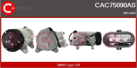 Casco CAC75090AS - Compressore, Climatizzatore www.autoricambi360.it
