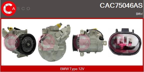 Casco CAC75046AS - Compressore, Climatizzatore www.autoricambi360.it