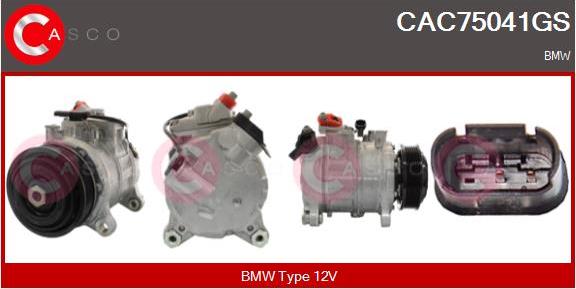 Casco CAC75041GS - Compressore, Climatizzatore www.autoricambi360.it