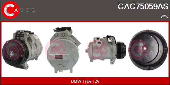Casco CAC75059AS - Compressore, Climatizzatore www.autoricambi360.it