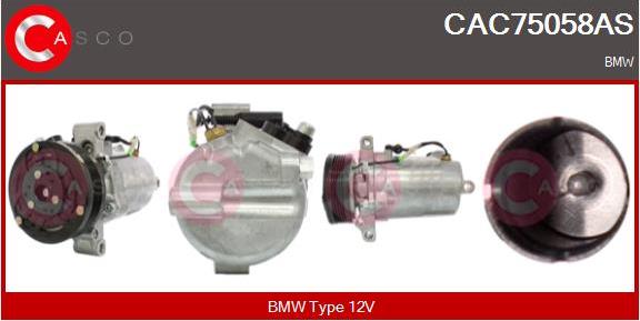 Casco CAC75058AS - Compressore, Climatizzatore www.autoricambi360.it