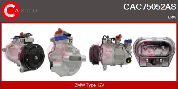 Casco CAC75052AS - Compressore, Climatizzatore www.autoricambi360.it