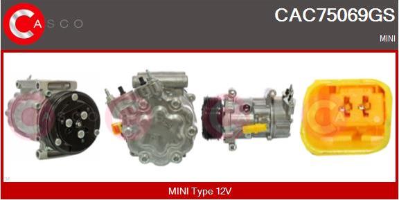 Casco CAC75069GS - Compressore, Climatizzatore www.autoricambi360.it