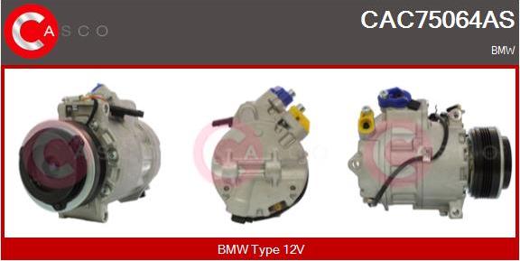 Casco CAC75064AS - Compressore, Climatizzatore www.autoricambi360.it