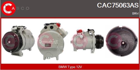 Casco CAC75063AS - Compressore, Climatizzatore www.autoricambi360.it