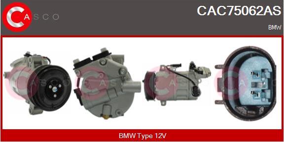 Casco CAC75062AS - Compressore, Climatizzatore www.autoricambi360.it