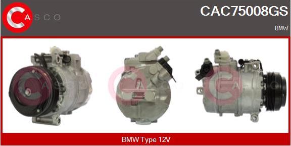 Casco CAC75008GS - Compressore, Climatizzatore www.autoricambi360.it