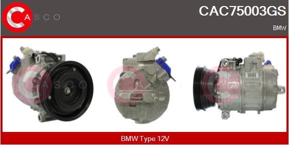 Casco CAC75003GS - Compressore, Climatizzatore www.autoricambi360.it