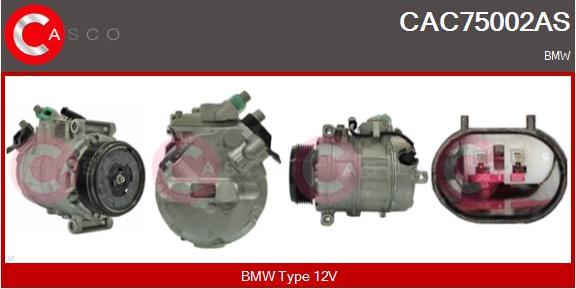 Casco CAC75002AS - Compressore, Climatizzatore www.autoricambi360.it