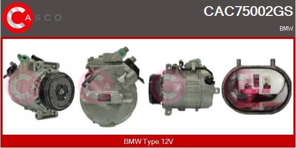 Casco CAC75002GS - Compressore, Climatizzatore www.autoricambi360.it