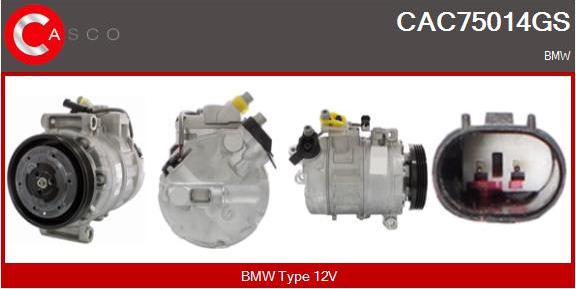 Casco CAC75014GS - Compressore, Climatizzatore www.autoricambi360.it