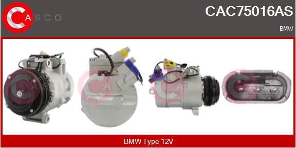 Casco CAC75016AS - Compressore, Climatizzatore www.autoricambi360.it