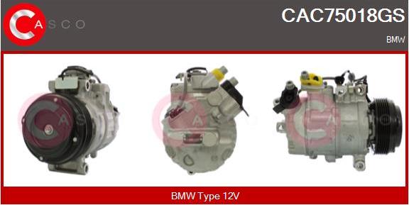 Casco CAC75018GS - Compressore, Climatizzatore www.autoricambi360.it