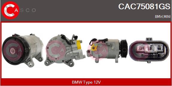 Casco CAC75081GS - Compressore, Climatizzatore www.autoricambi360.it