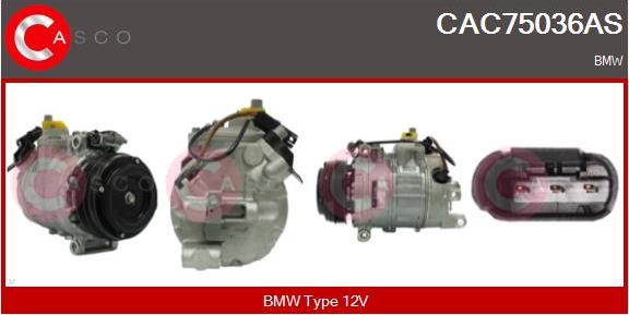 Casco CAC75036AS - Compressore, Climatizzatore www.autoricambi360.it