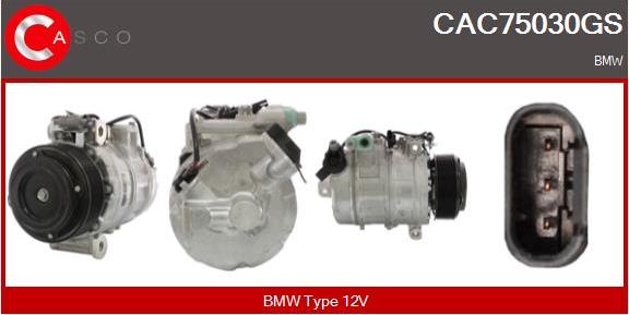 Casco CAC75030GS - Compressore, Climatizzatore www.autoricambi360.it