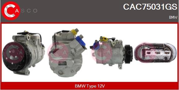 Casco CAC75031GS - Compressore, Climatizzatore www.autoricambi360.it