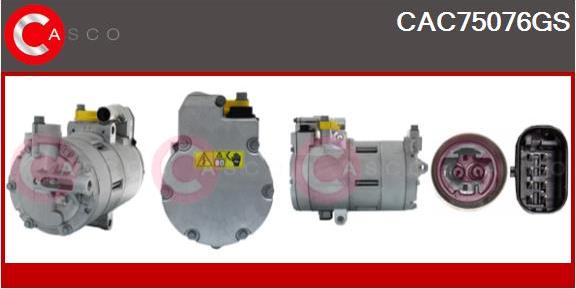 Casco CAC75076GS - Compressore, Climatizzatore www.autoricambi360.it