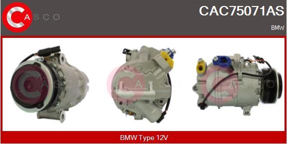 Casco CAC75071AS - Compressore, Climatizzatore www.autoricambi360.it