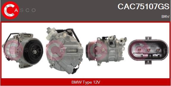 Casco CAC75107GS - Compressore, Climatizzatore www.autoricambi360.it