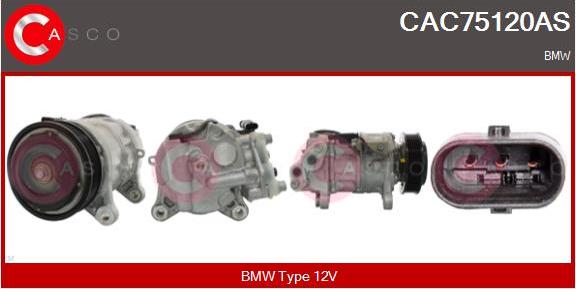Casco CAC75120AS - Compressore, Climatizzatore www.autoricambi360.it