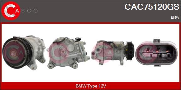 Casco CAC75120GS - Compressore, Climatizzatore www.autoricambi360.it