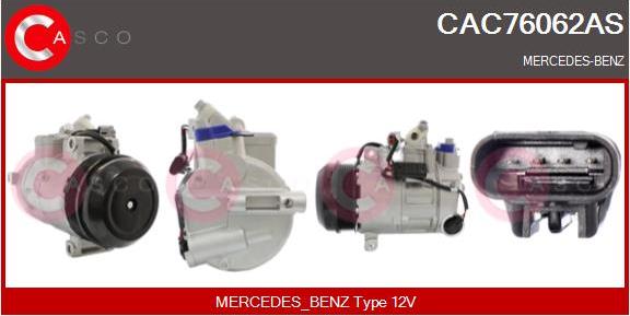 Casco CAC76062AS - Compressore, Climatizzatore www.autoricambi360.it