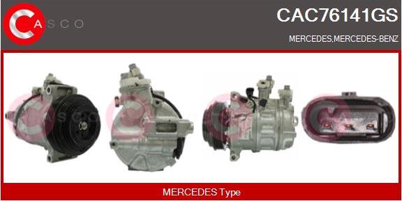 Casco CAC76141GS - Compressore, Climatizzatore www.autoricambi360.it