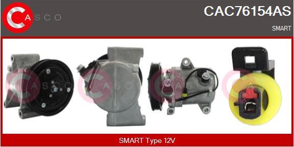 Casco CAC76154AS - Compressore, Climatizzatore www.autoricambi360.it