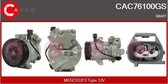 Casco CAC76100GS - Compressore, Climatizzatore www.autoricambi360.it